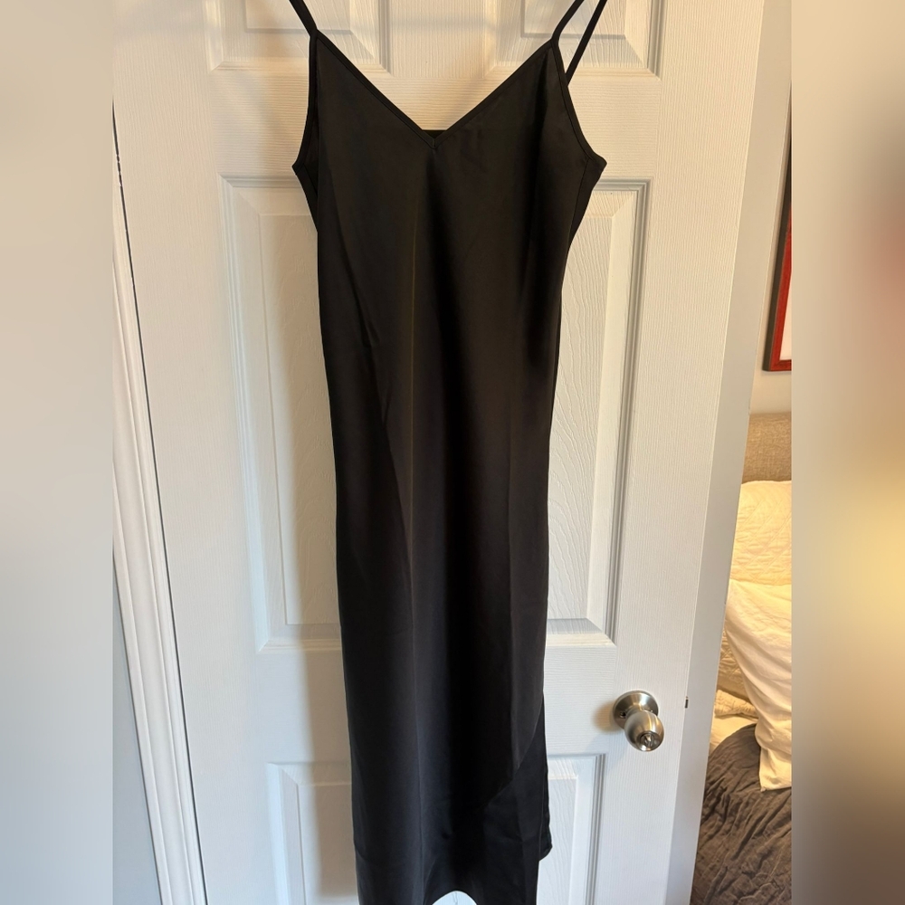 Knix Elegant Black Slip Dress